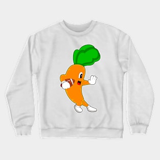 Carrot American Football Crewneck Sweatshirt